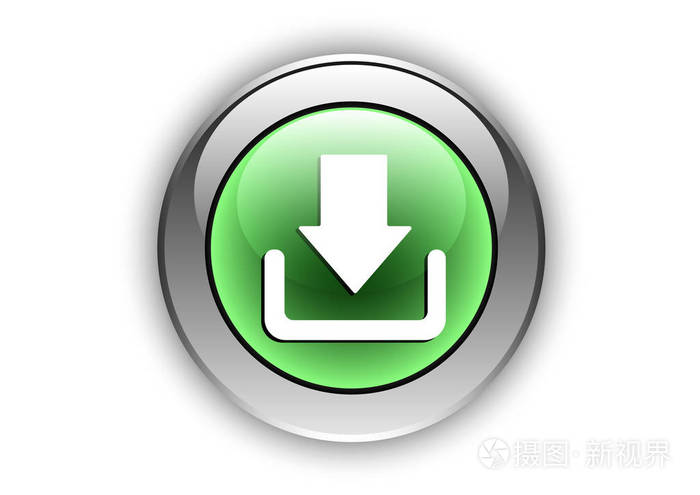 下载符号金属按钮