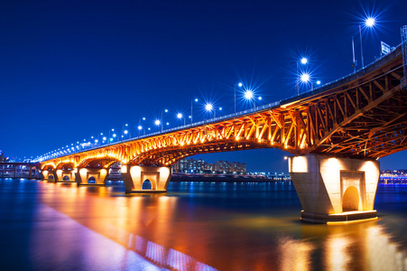 圣水大桥在首尔，韩国