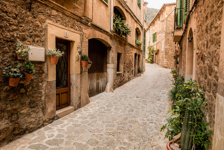 Valldemossa西班牙马略卡岛风景秀丽的老山村