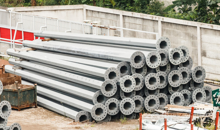 钢板桩在施工现场的组