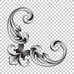 分离角装饰照片