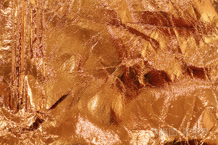 青铜色箔纹理