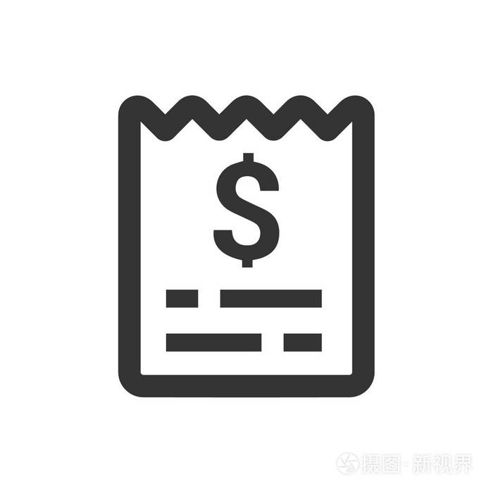 精心设计的 "发票图标"