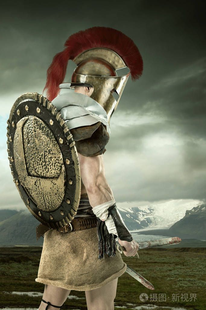 古代的士兵或角斗士