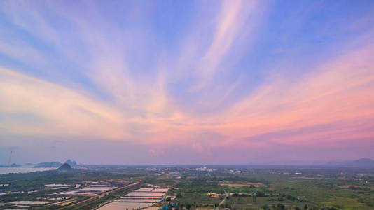 美丽的早晨，在 Prajuab 克勒克汗