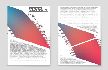 抽象矢量布局背景集。艺术模板设计 列表 页面 样机宣传册主题样式 横幅 想法 封面 小册子 打印 传单，书，空