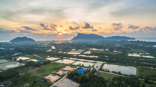 美丽的早晨，在 Prajuab 克勒克汗