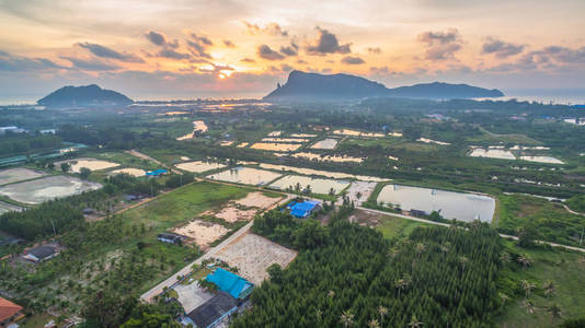 美丽的早晨，在 Prajuab 克勒克汗