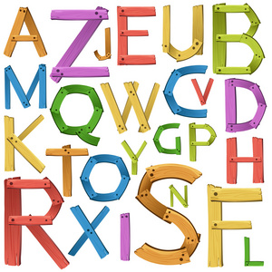 英文字母的字体设计图片