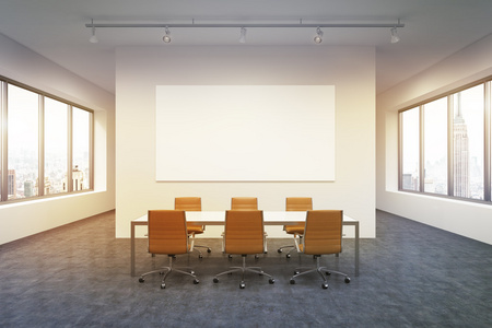 宽敞的空会议室