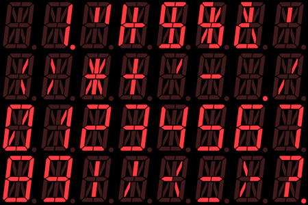 led数字图片