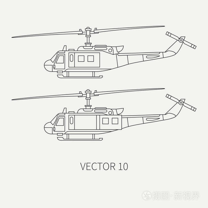 中国武装直升机的画法图片