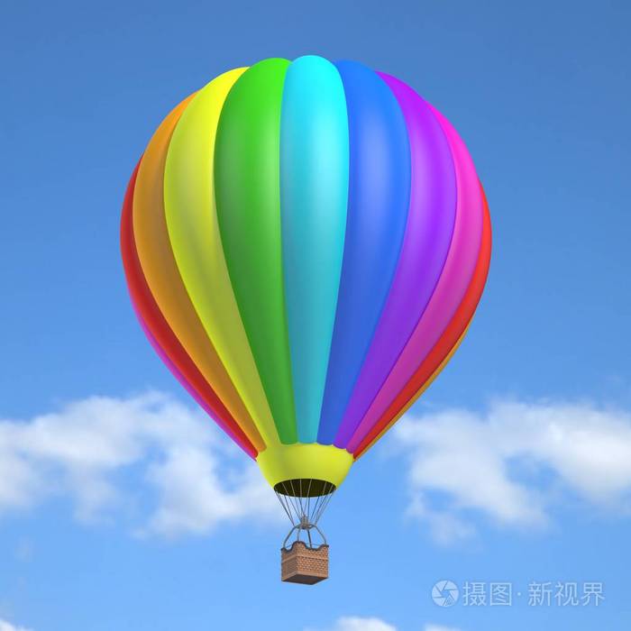 七彩气球