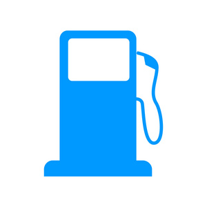 汽油泵喷嘴标志.加油站图标照片