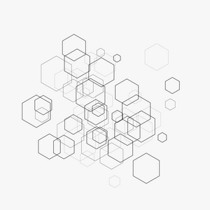 几何六边形图片-几何六边形素材-几何六边形插画-摄图新视界