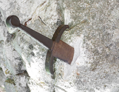 在石头的剑图片