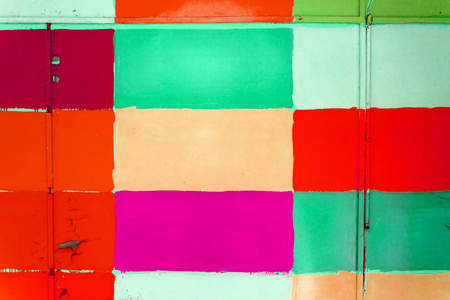 彩色彩绘墙用作背景照片