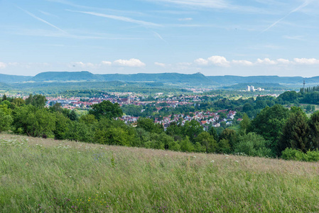 Nuertingen 城市在德国与风景