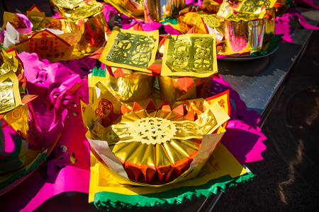 香纸,为中国传统图案去世 ancesto照片