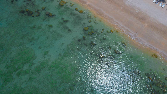 海水鸟瞰景观