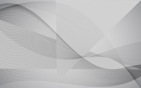现代抽象波浪背景与线设计。矢量插图
