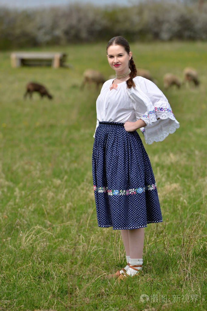 斯洛伐克民俗女人