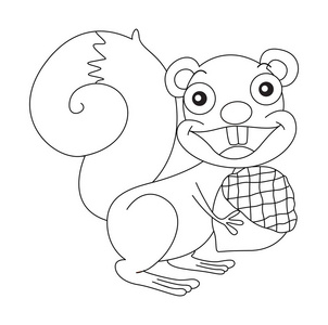 松鼠涂鸦图片-松鼠涂鸦素材-松鼠涂鸦插画-摄图新视界