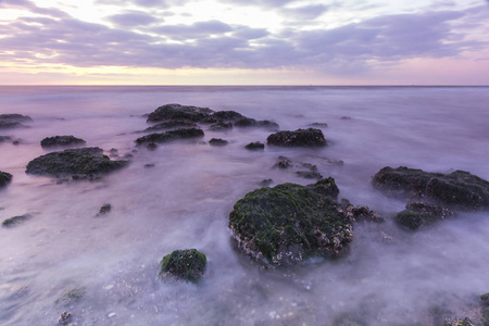 长曝光海滩Hdr