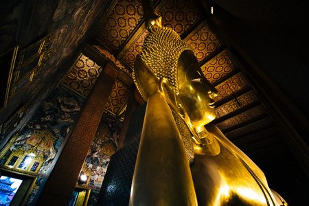 在佛寺，在曼谷，泰国卧佛