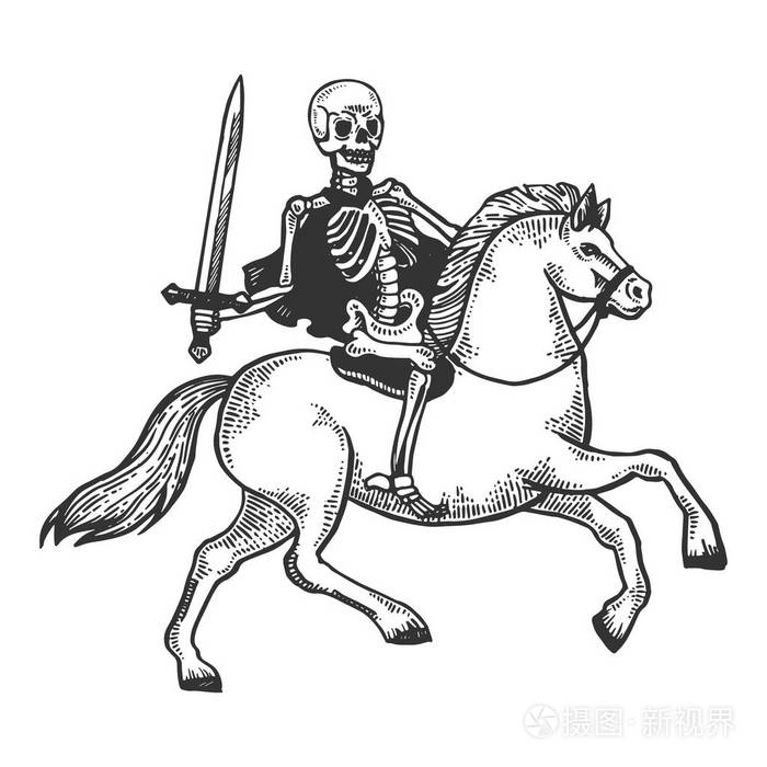 马雕矢量骨架武士插画 正版商用图片0pepcz 摄图新视界 马雕矢量骨架武士插画 正版商用图片0pepcz 摄图新视界