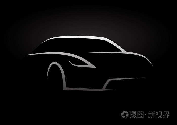 汽车设计理念与跑车剪影