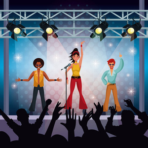 演唱会舞台图片-演唱会舞台素材-演唱会舞台插画-摄图新视界