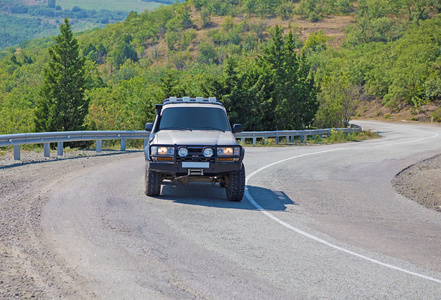 Suv 走去克里米亚的路上