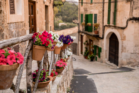 Valldemossa西班牙马略卡岛风景秀丽的老山村