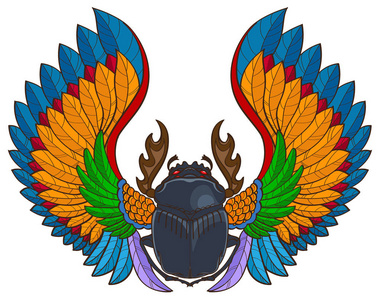 圣甲虫图片-圣甲虫素材-圣甲虫插画-摄图新视界