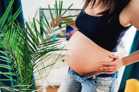 关闭新家孕妇的详细资料怀孕产妇和产妇保健妇科医药的概念