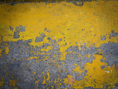 背景的 grunge 黄色水泥地板