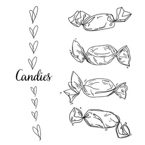 糖果素描集图片