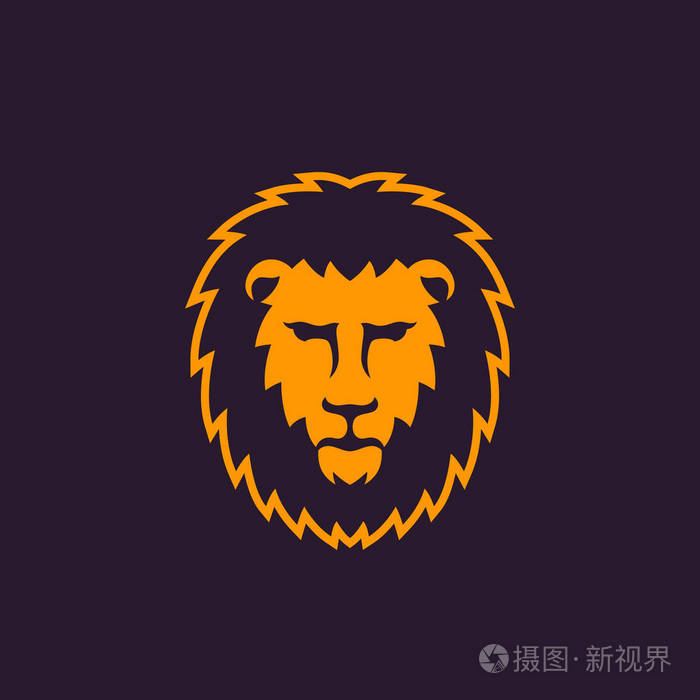 狮子头矢量徽标