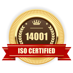 Iso 14001 认证的奖牌环境管理