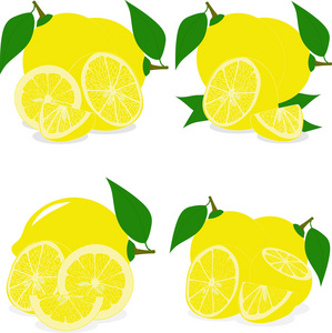 柠檬片与种子图片-柠檬片与种子素材-柠檬片与种子插画-摄图新视界