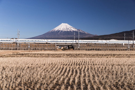 东海道新干线及山富士