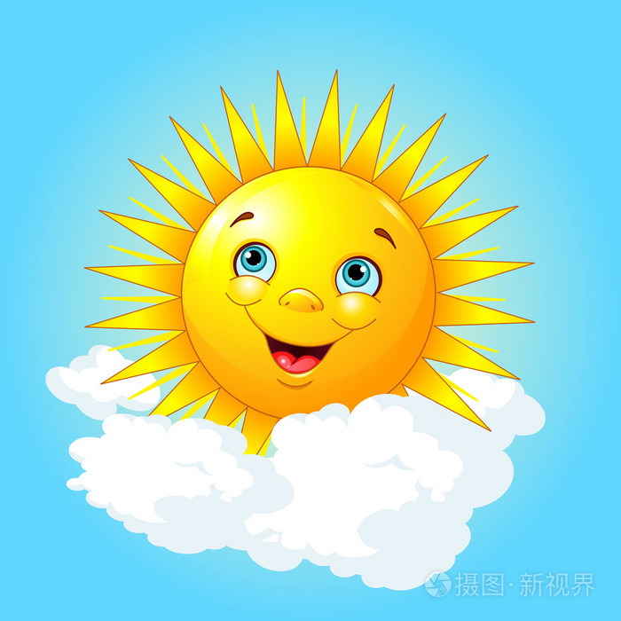 微笑在云上太阳