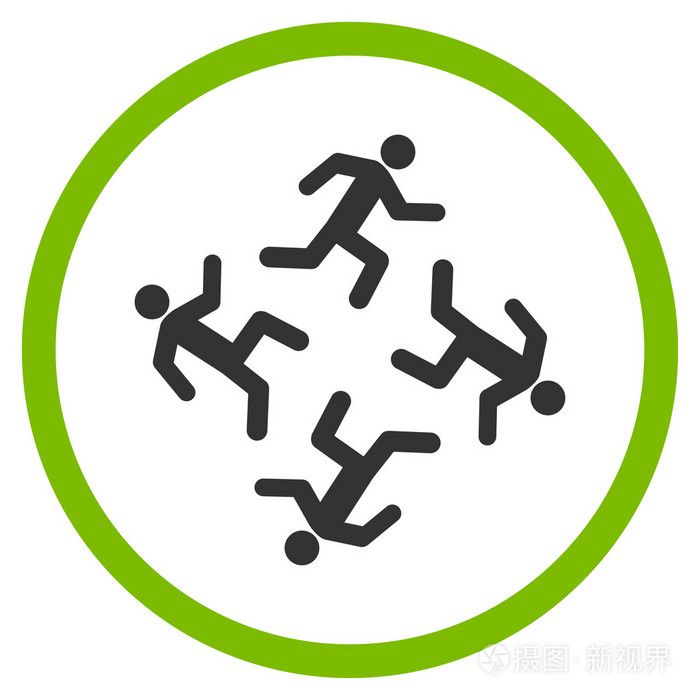 正在运行的男性图标