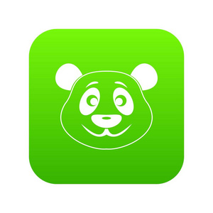 熊猫图标数字绿色