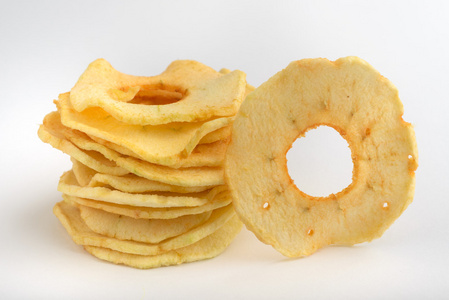 干苹果脆片照片