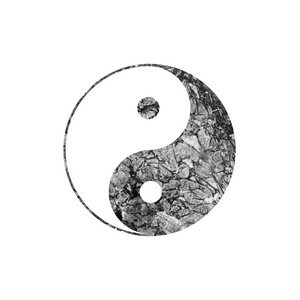 黑白水彩图片