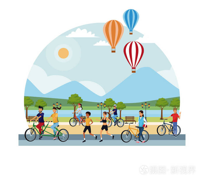 空的自然公园风景