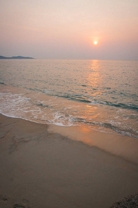 在拉迈海滩上在泰国苏梅岛海景