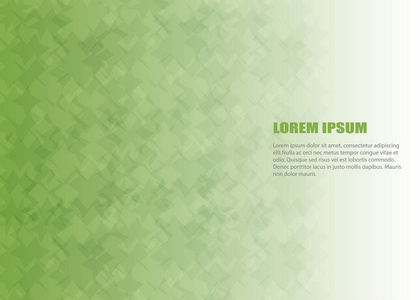 绿色抽象矢量现代彩色传单小册子和设计模板卡背景